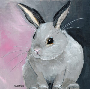 "Adele" Original 8"x 8" Art