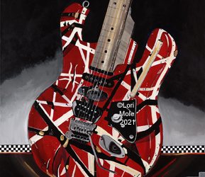 EDDIE (Tribute Painting to Eddie Van Halen 1955-2020)