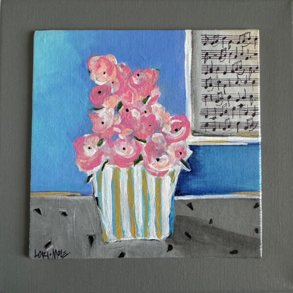 "Spring Surprise" Original 8"x 8" Art - Image 2