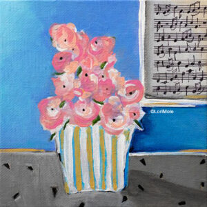 "Spring Surprise" Original 8"x 8" Art