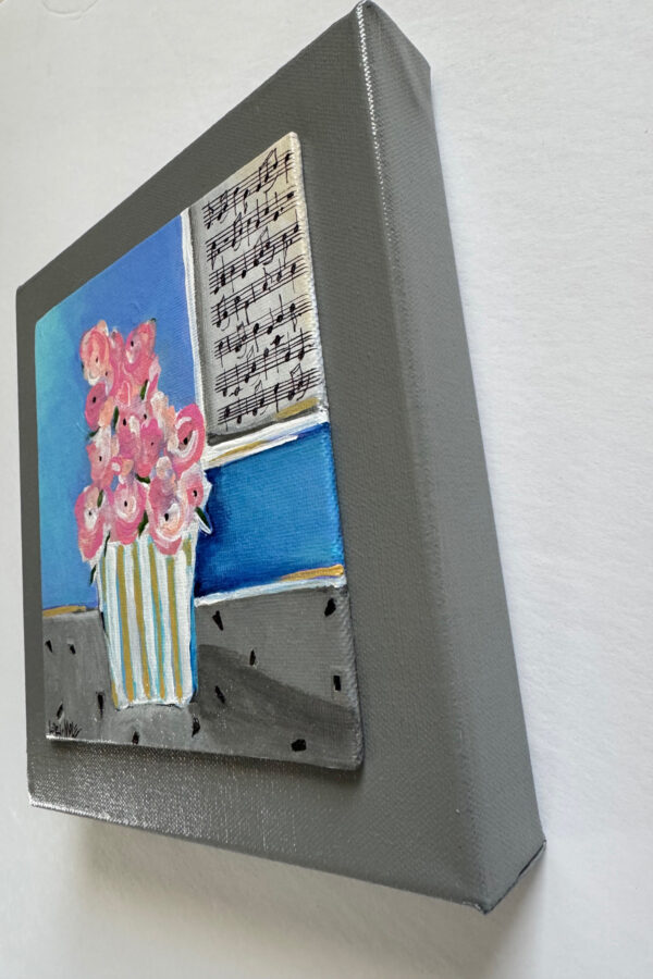 "Spring Surprise" Original 8"x 8" Art - Image 3