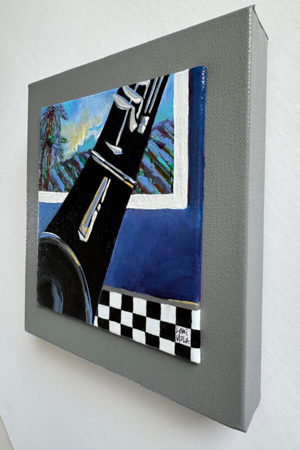 "Clarino" Original 8"x 8" Art - Image 2