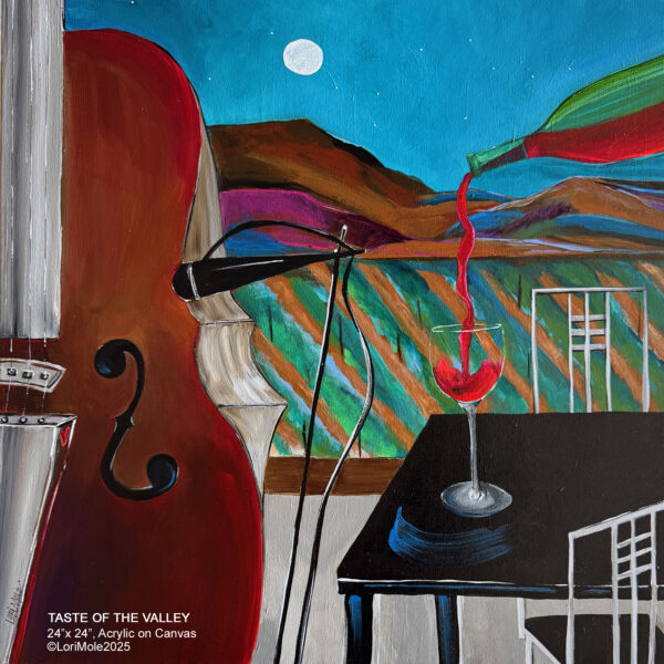 "Taste of the Valley" Original 24"x 24" Art