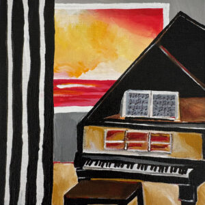 "Grand Outlook" Original 8"x 8" Art