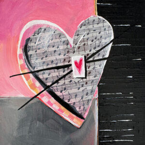 "Secret Love" Original 8"x 8" Art